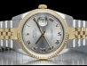 Rolex Datejust 36 Jubilee Rhodium Roman Dial Gold And Steel 16233 